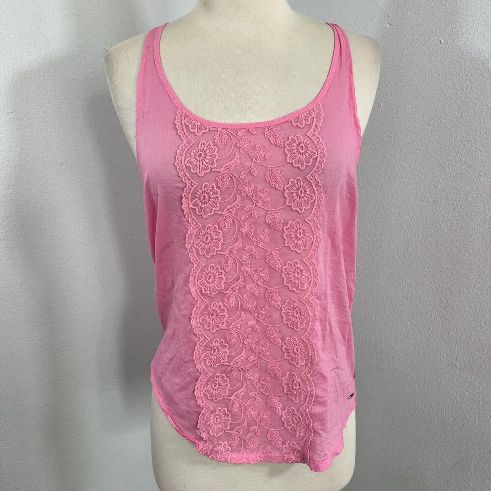 Hollister Top Womens Small Pink